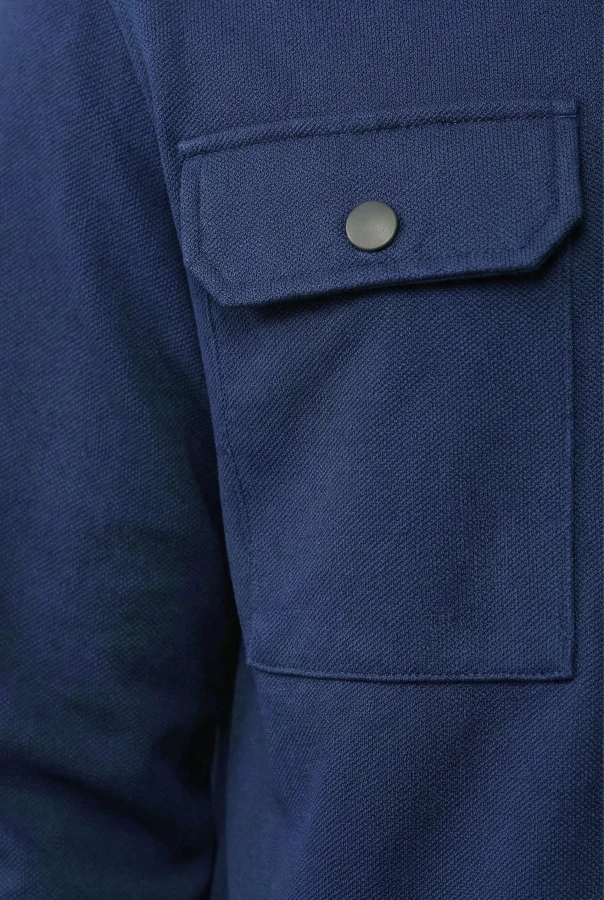 Afbeelding van ASPECT MOS10213 Navy - Heren Overshirt -  Solution